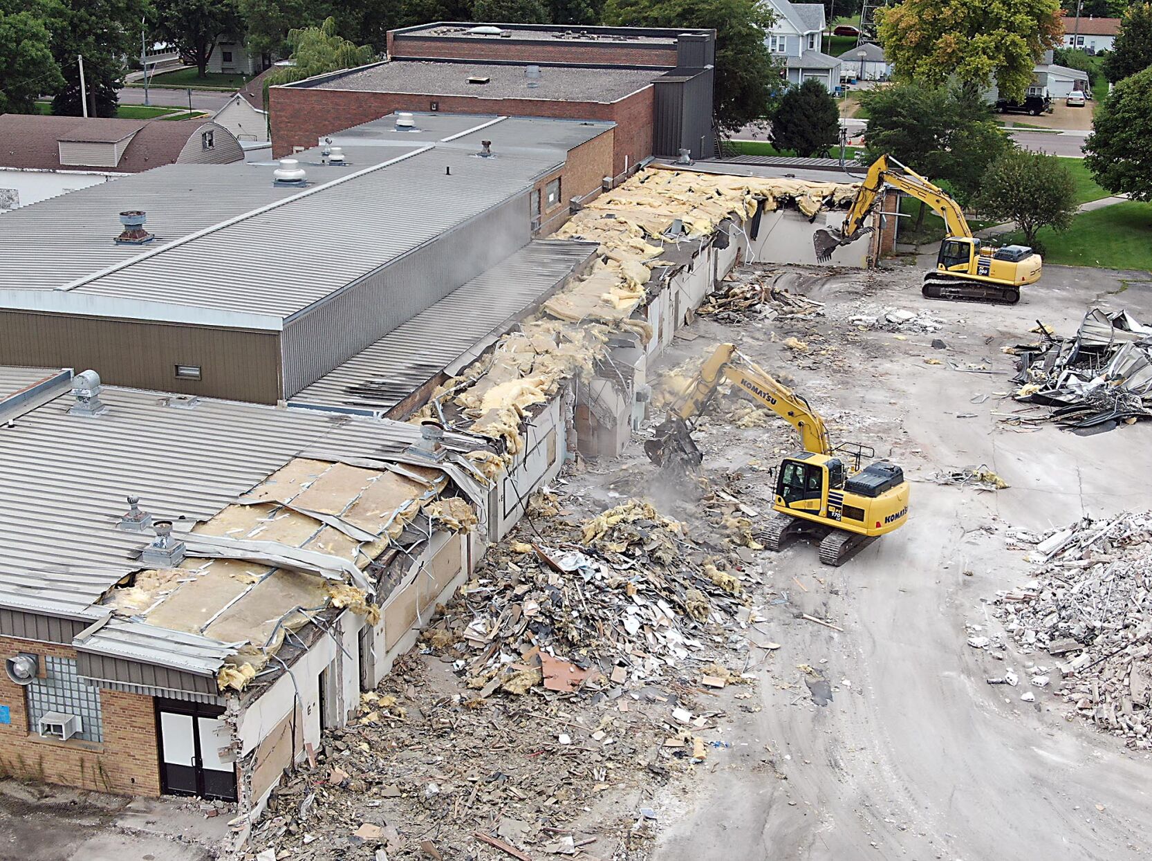 Amboy school demolition 6